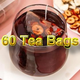 Ginseng Five Treasures Tea Kidney Tea,  Traditional Chinese Herbal Tea, Natural Organic Kidney Cleanse Detox Tea For Women & Men, 7 Precious Ingr (Option: 60TeaBags)