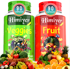 Fruit And Vegetable Capsules Set Of 2 Bottles (Option: Setof 2bottles)