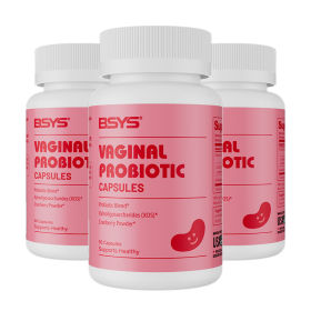 BSYS Vagina Probiotic Capsules Vagina Health Support Formula Yeast Balance UTI Prevention Aid Menopausa Wellness Vaginal Dryness Relief Antibioti (Option: 3pcs)